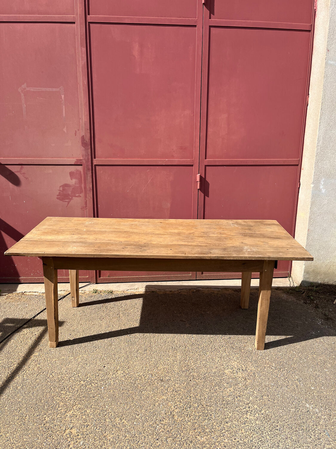 Oak farm table