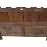 Small breton trunk bench with armrests