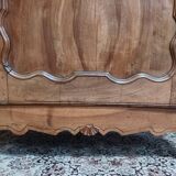 Louis XV standing man in walnut 18th century