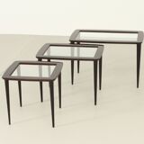 Set of nesting tables by Ico Parisi for De Baggis, Italy, 1955.