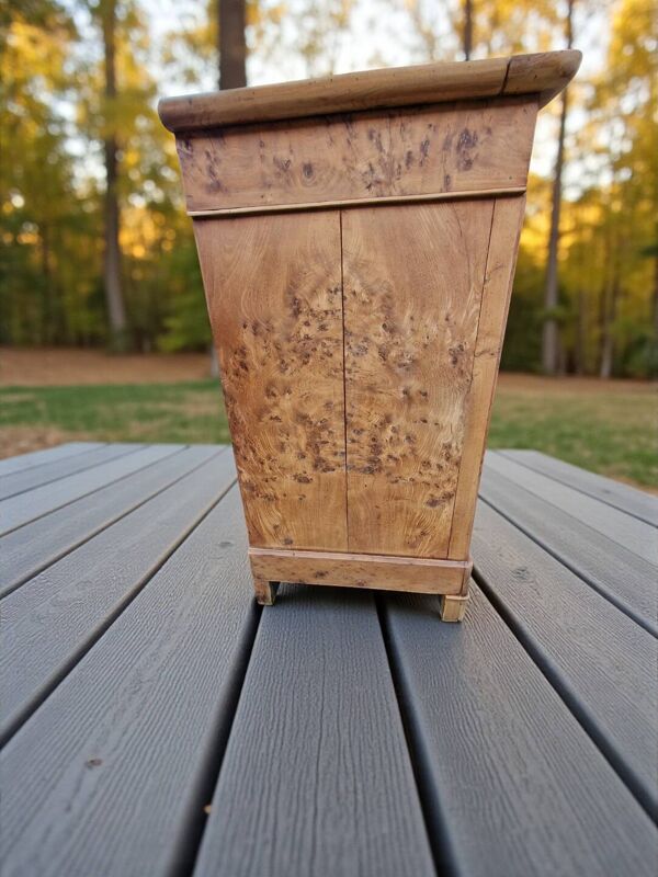 Enfilade louis philippe en loupe de merisier