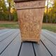 Louis Philippe enfilade in burl cherry wood.