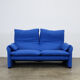 Maralunga sofa blue