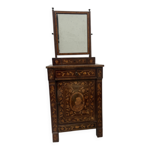 Meuble coiffeuse en marquèterie