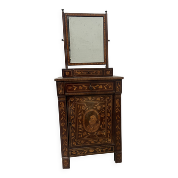 Dutch marquetry dressing table, 19th century.