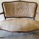 Louis XV style sofa bench in molded and carved wood - nineteenth century
