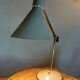 Gray metal diabolo lamp, 1950