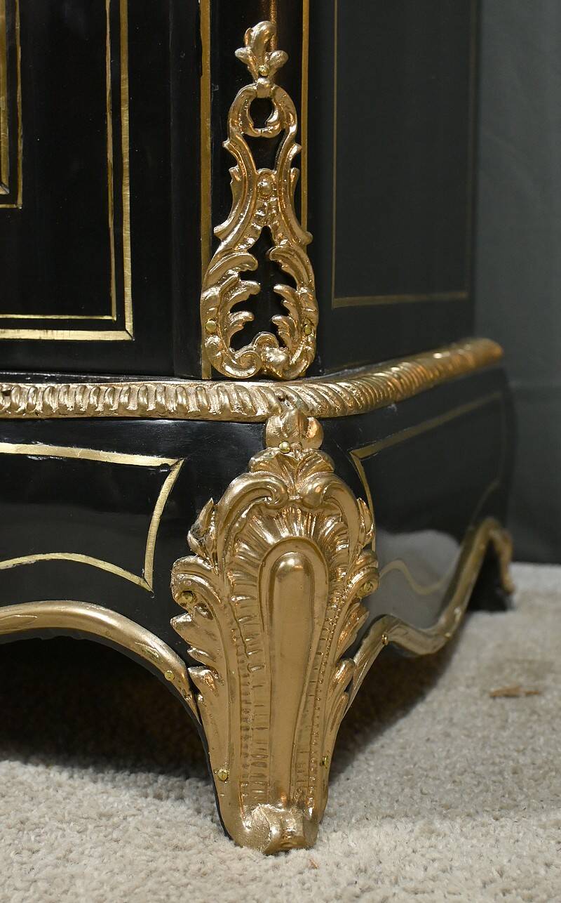 Support Furniture in Blackened Pear Wood, Napoleon III Period – Mid 19th Century