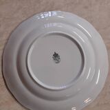 7 assiettes en porcelaine de Lunéville