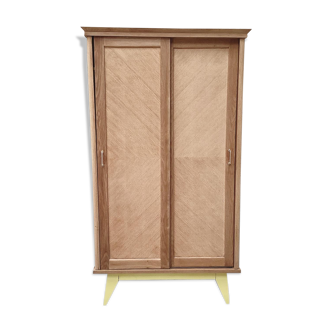 Vintage compass feet cabinet