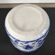 Cache-pot / Vintage porcelain brush pot