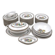 Service Volubilis blue, Old China, The Master Porcelain Makers of Limoges