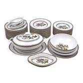 Service Volubilis bleus, Vieux Chine, Les Maîtres Porcelainiers Limogeauds