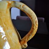 Pichet en terracotta emaillée - Signé Roux Dieulefit