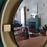 Vintage wall mirror 70s, 60 cm