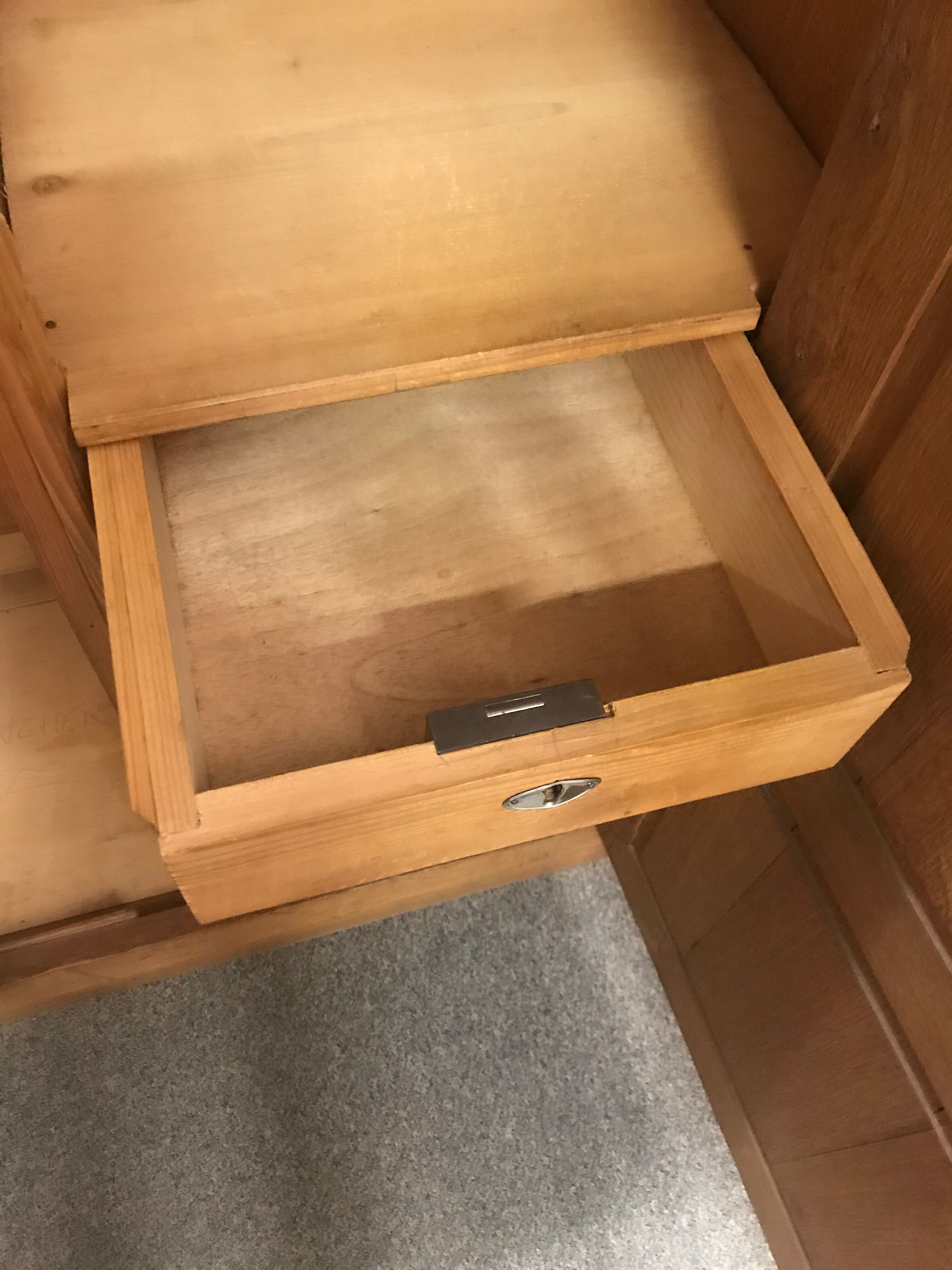 Wardrobe - Vintage solid oak pendant 1950