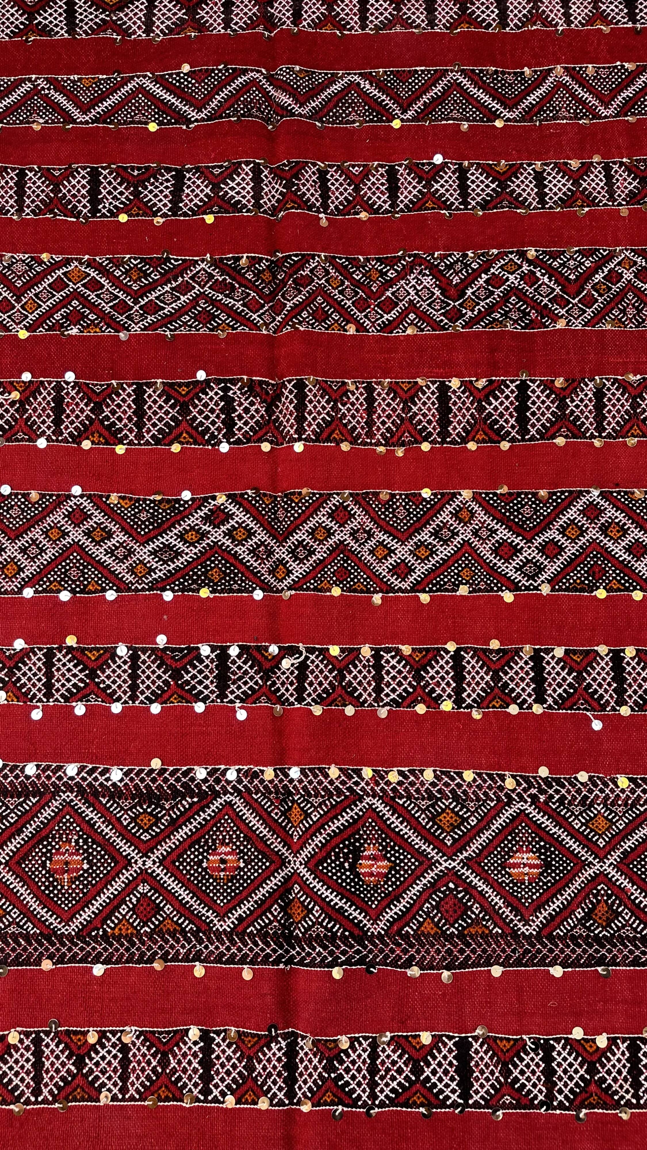 Moroccan Kilim Zemmour Rug - 302 x 173 cm