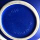 Overseas blue ceramic ball vase around 1960
