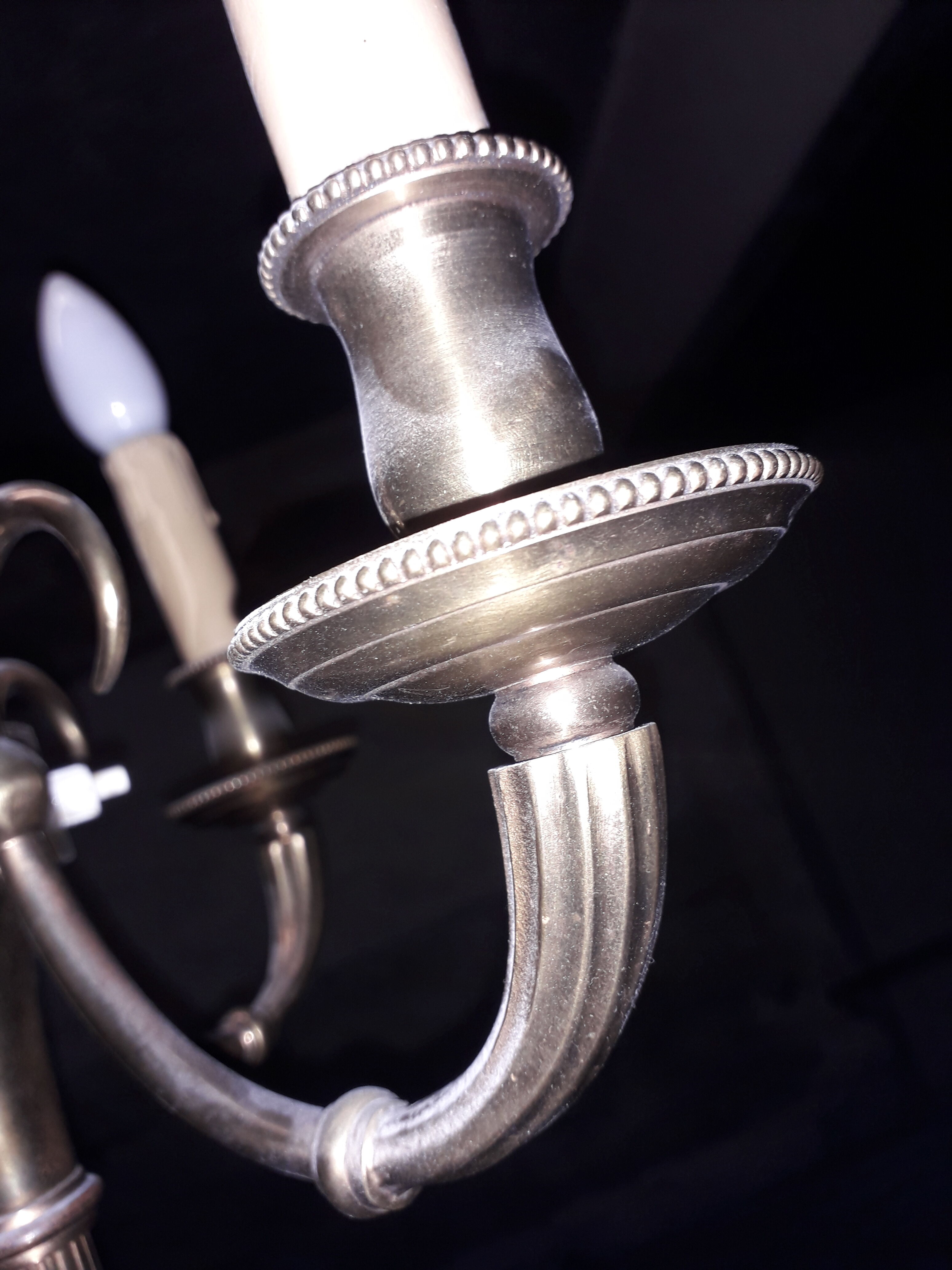 Floor lamp bronze gilded Louis XVI style