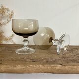 6 luminarc smoked cups
