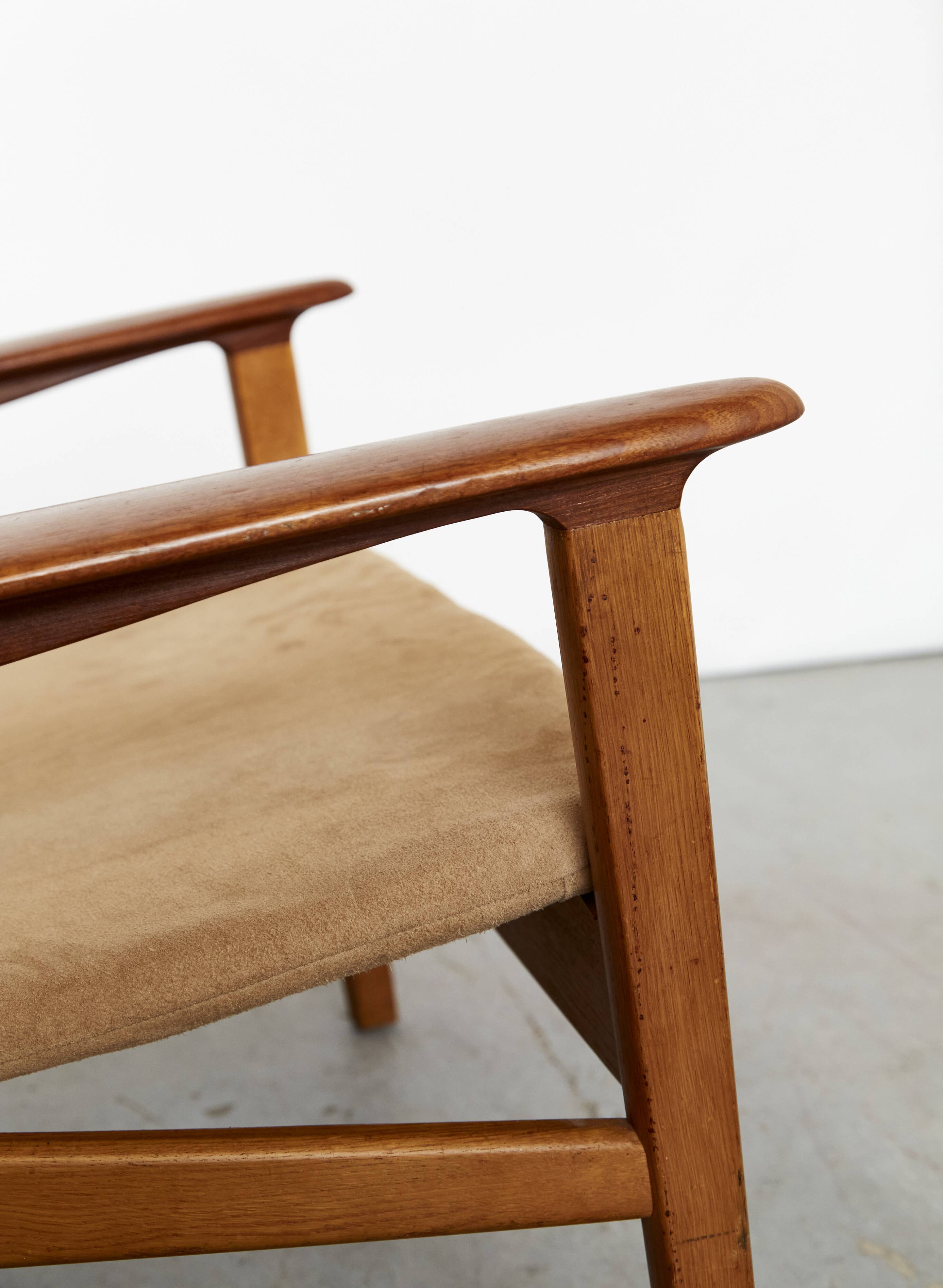 Pair Hans Olsen Easy Chairs for Verner Birkholm