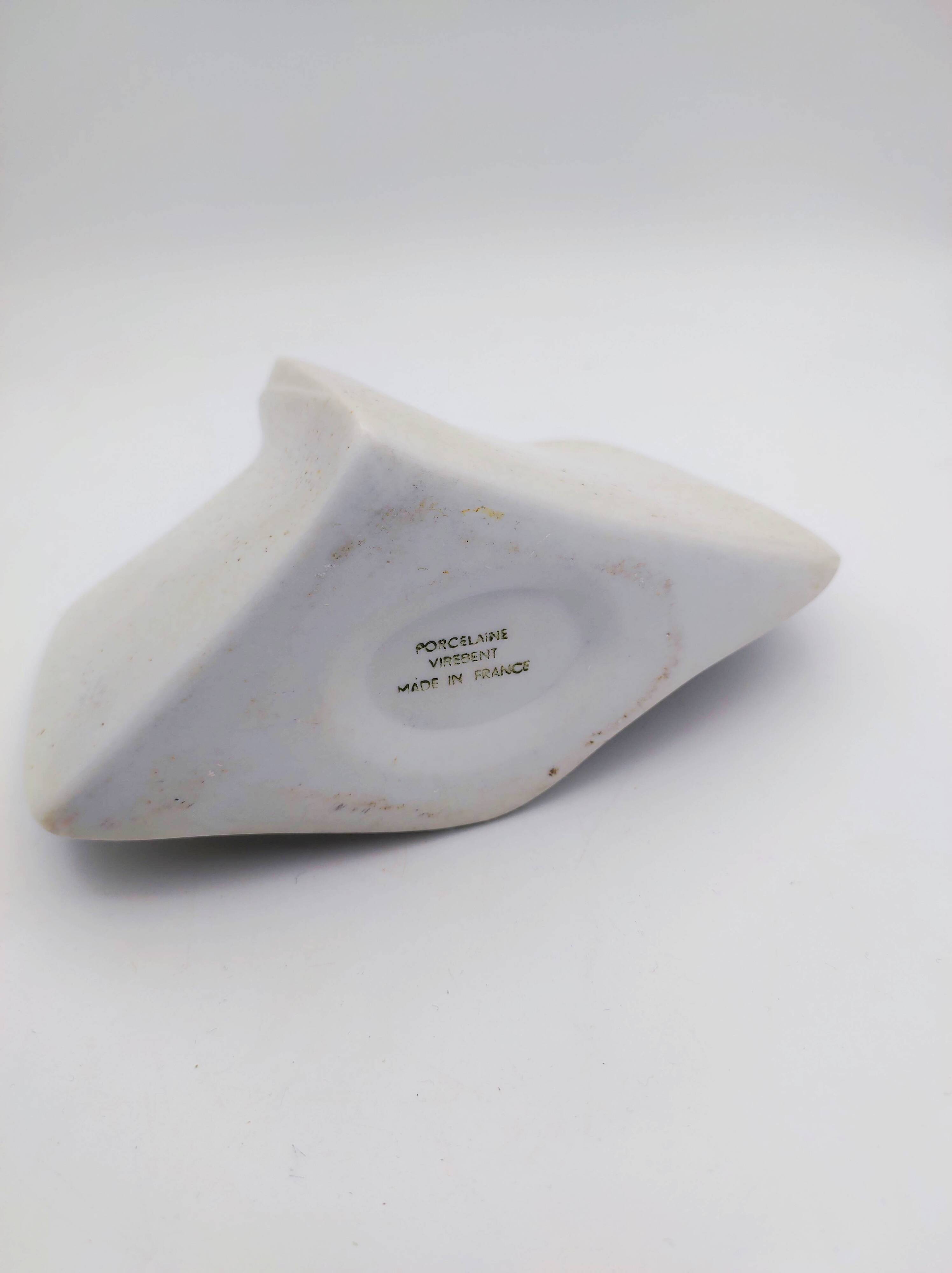 Virebent porcelain vase, France