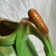 Majolica pitcher Mallard duck, circa 1900s