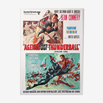 James Bond agent 007 Thunderball operation tonnerre 138 x 99.5 rotolithografica 0050039213 a price -1650