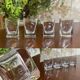 Set of 4 crystal whisky glasses from Sèvres.