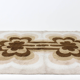 Tapis mid-century scandinave beige style ege rya 1970s