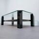Table basse belgo chrom black