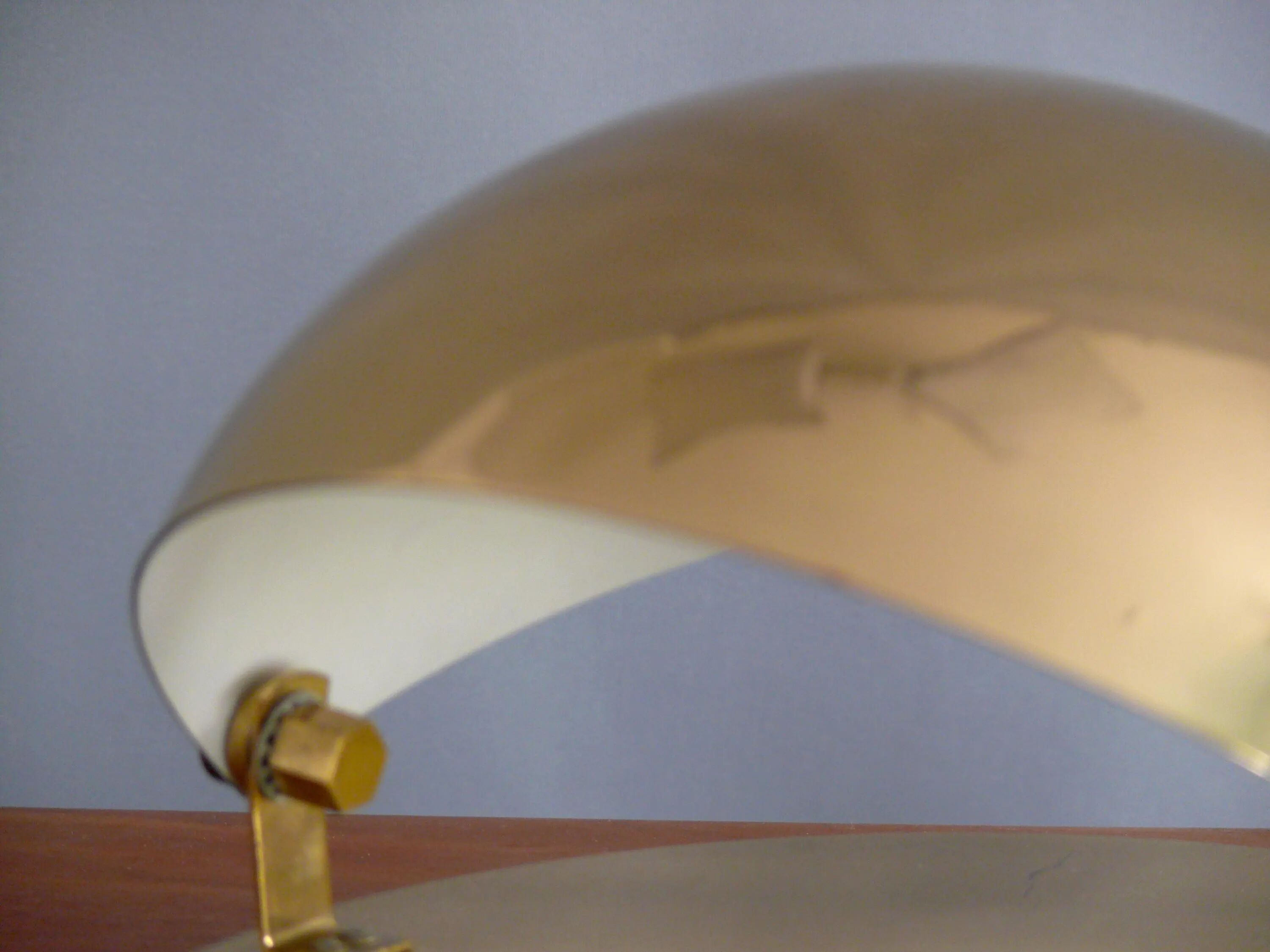 Applique murale en laiton Cosack Eclipse, pièce rare des années 1980, style tulipe, époque Panton, style Space Age.