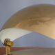 Applique murale en laiton Cosack Eclipse, pièce rare des années 1980, style tulipe, époque Panton, style Space Age.