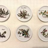 6 under glass porcelain 1970