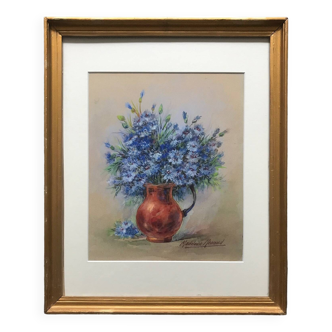 Bouquet of flowers, painting, watercolor
