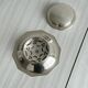 Vintage silver-plated shell butter dish