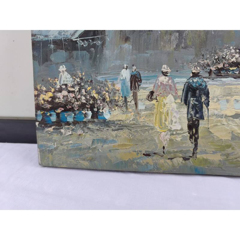 Oil on canvas: Louis Anthony Burnett