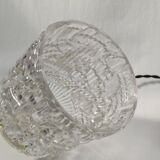 Vintage ball machine cylindrical clear glass