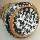 Roller vase, glazed ceramic, Italy, design from the 60s/70s