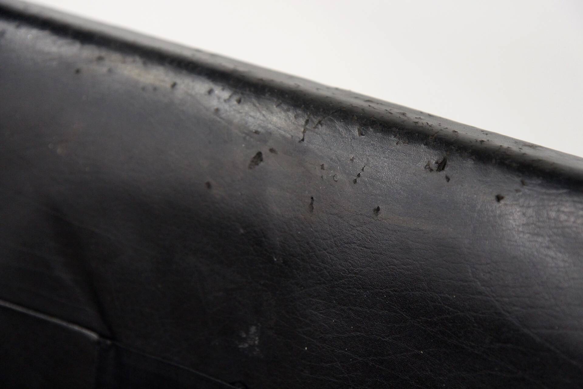 Scandinavian 3-seater leather sofa, Sweden, 1960s