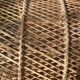 Vintage rattan and wicker shelf