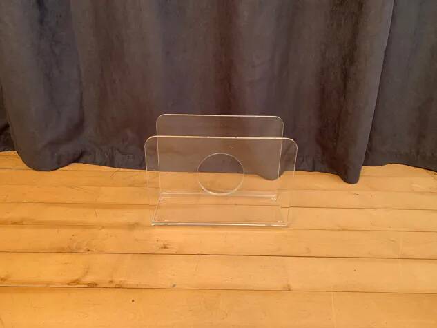1970s Lucite Newspaper Kiosk