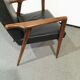 Vintage teak armchair by Josef Hillerband for Wilkhahn 1960s