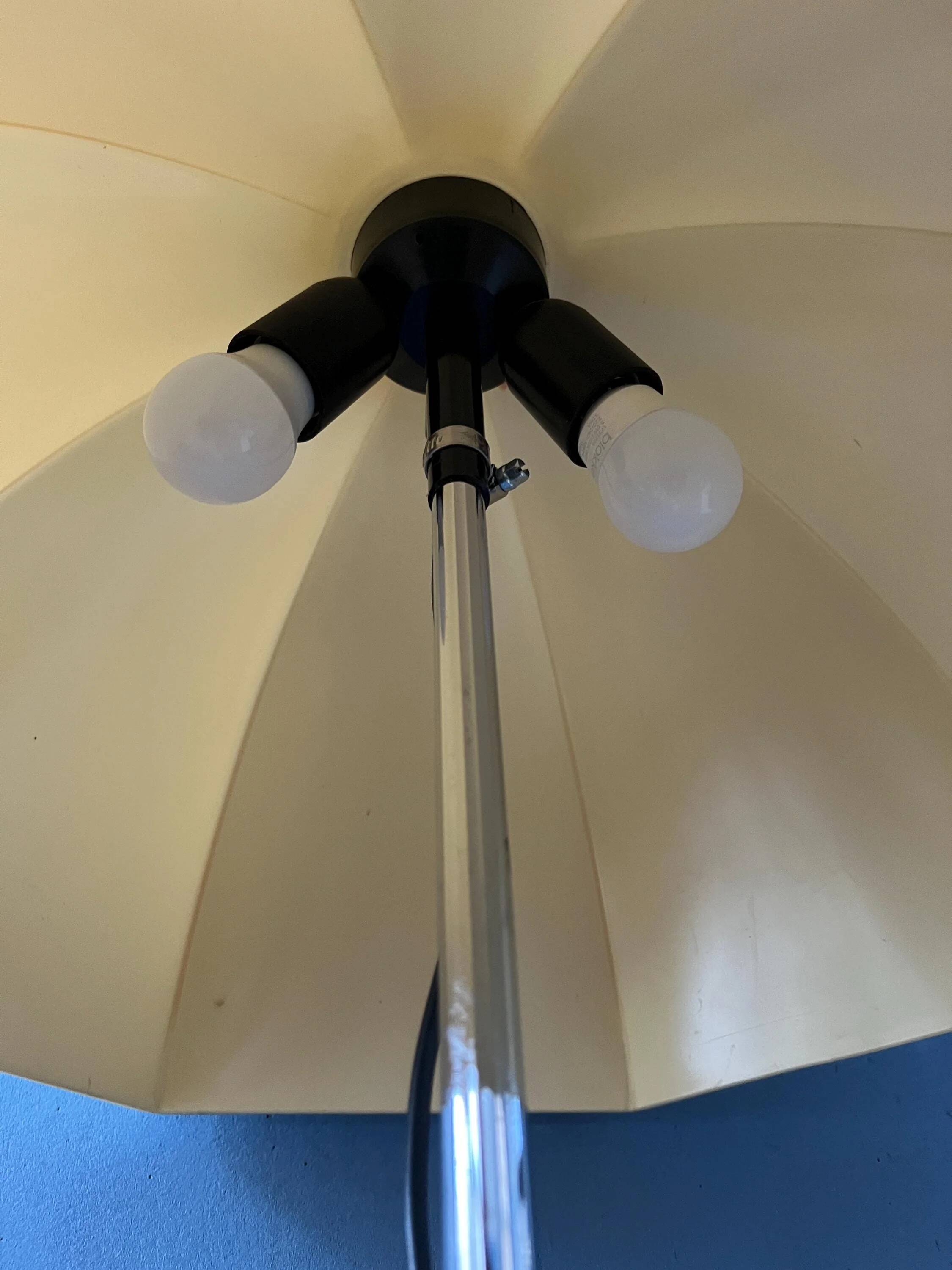 Lampadaire vintage Space Age fleur
