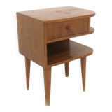 Mahogany bedside table, Swedish Modern, Sweden, 1940.