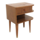 Mahogany bedside table, Swedish Modern, Sweden, 1940.