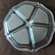 Stainless steel rotating dish