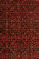 Handmade persian orange wool rug, oriental malayer rug- 127x203cm