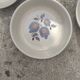 6 hollow plates Faïence St Amand "Sologne"