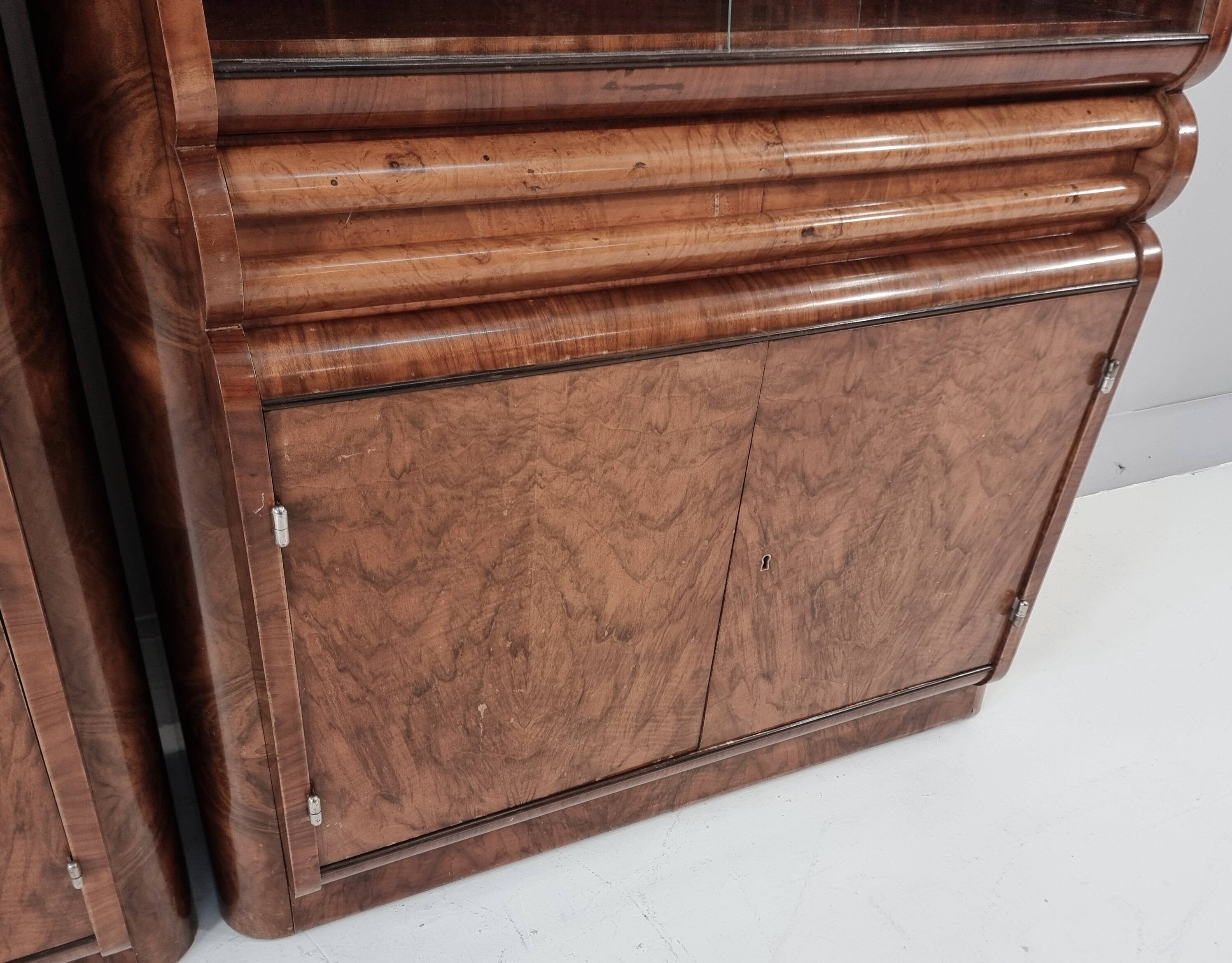 Art Deco Cabinets, 1940s